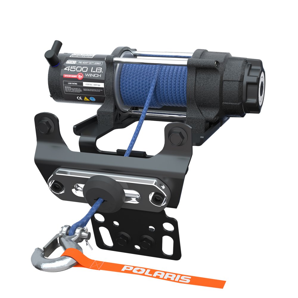 Polaris® PRO HD 4,500 Lb. Winch with Rapid Rope Recovery Item # 2882240